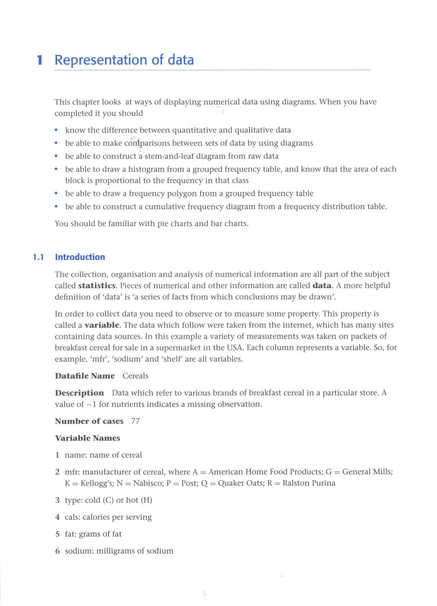 Cambridge Statistics